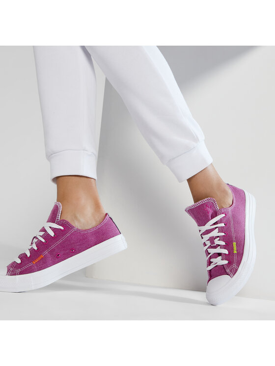 Converse grau outlet rosa