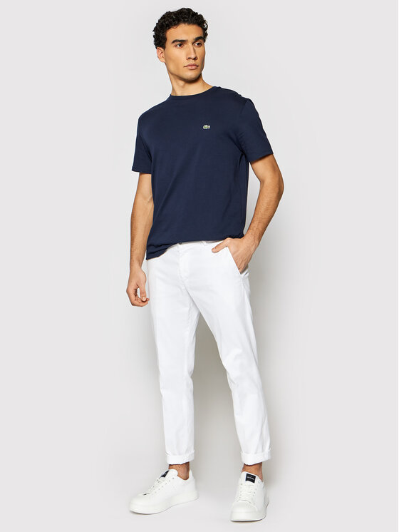 Lacoste Lacoste T-shirt TH6709 Tamnoplava Regular Fit