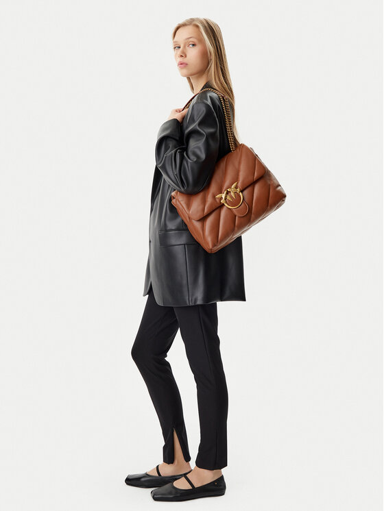PINKO PINKO Rankinė Love Puff Big Cl AI 23-24 PLTT 100037 A0F2 Ruda