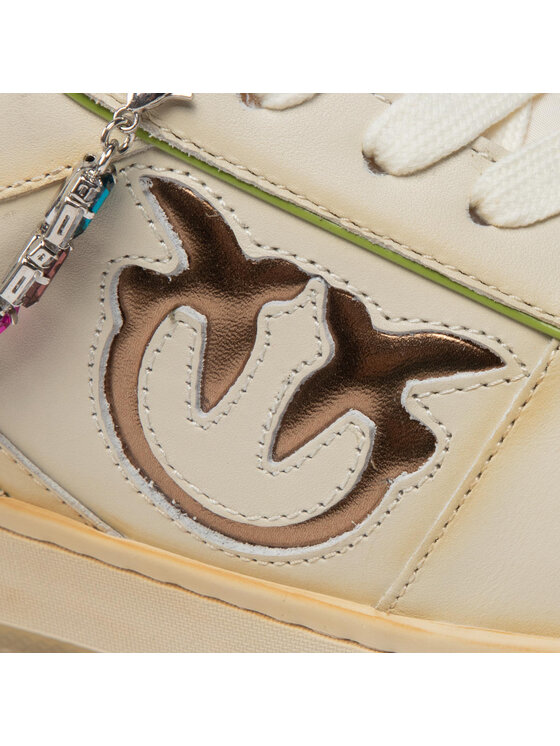 PINKO Pinko Sneakers Corsica Basket Sneaker AI 22-23 BLKS1 1H214P A08R Bianco