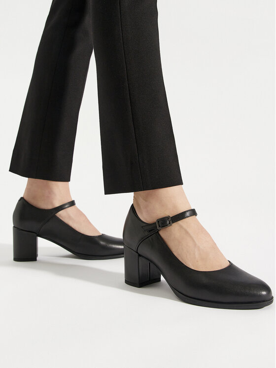 Clarks Clarks Pantofi pumps Freva55 Strap 26172052 Negru