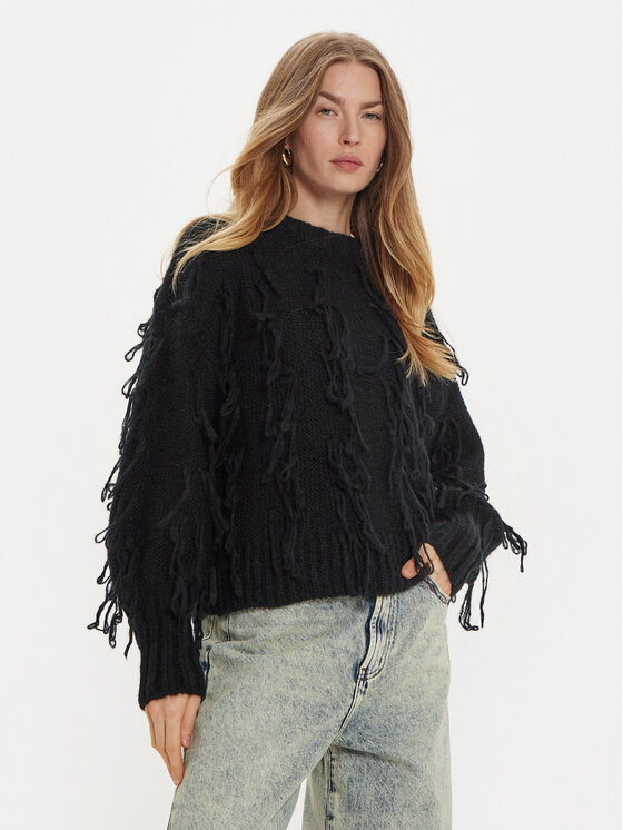 Damski Sweter ViCOLO, Rozmiar OS, Czarny, 33050S