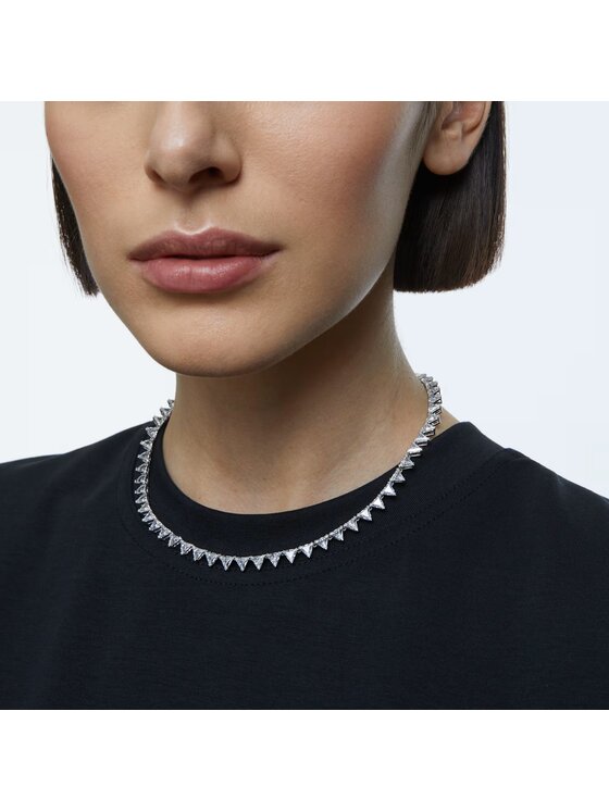 Swarovski Swarovski Naszyjnik Matrix Tennis 5599191 Srebrny