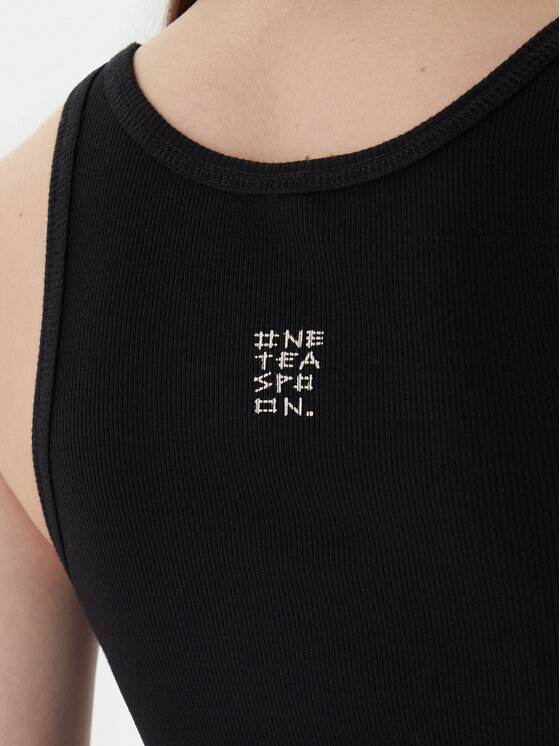 One Teaspoon One Teaspoon Rochie de vară Singlet 26495A Negru Slim Fit