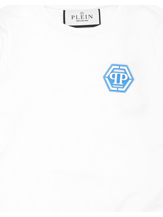 PHILIPP PLEIN PHILIPP PLEIN Bluza 28207 Biały Regular Fit