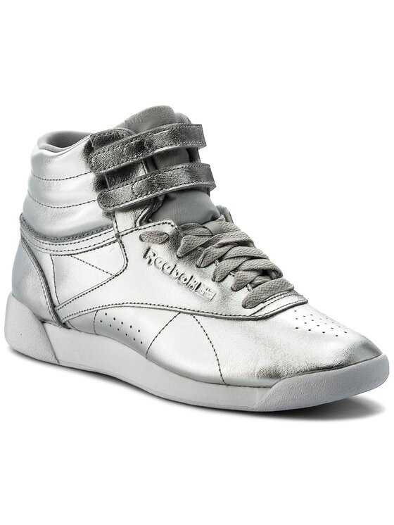 Reebok high tops argent on sale