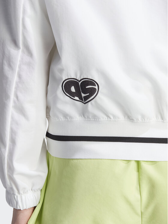 adidas adidas Яке бомбър Scribble IA3137 Бял Loose Fit