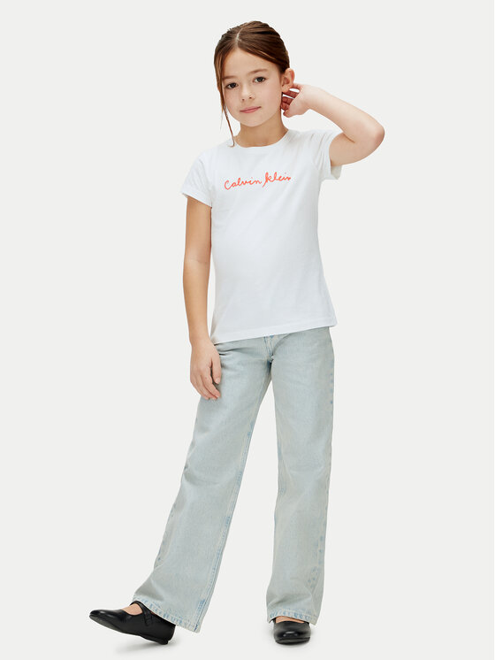 Calvin Klein Jeans Calvin Klein Jeans Póló LVCKSJA17G Fehér Regular Fit