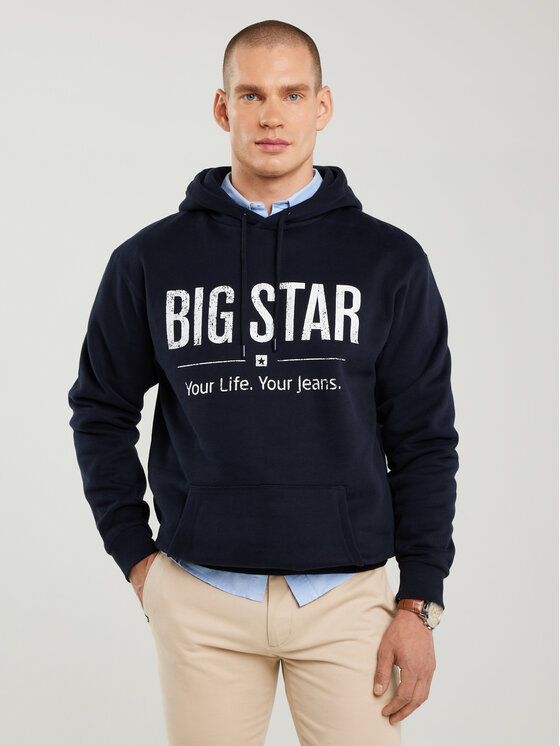 BIG STAR BIG STAR Bluza ASHLYNO Granatowy Comfort Fit