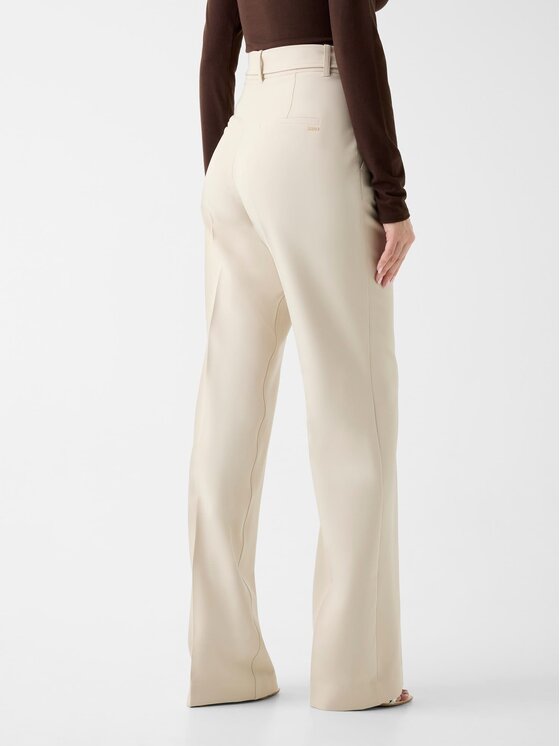 Guess Guess Spodnie materiałowe 181455 Beżowy Classic Fit