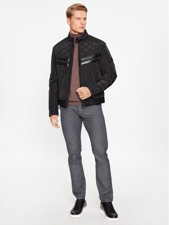 BOSS Boss Kurtka przejściowa Chanan 50493674 Czarny Regular Fit