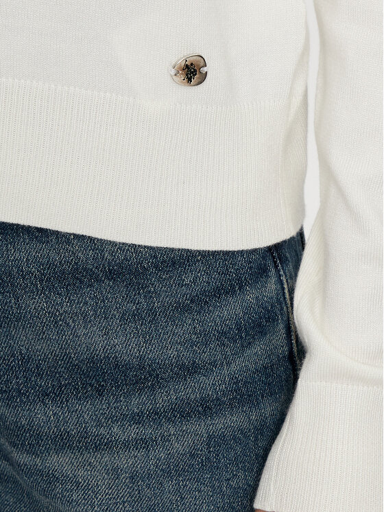 U.S. Polo Assn. U.S. Polo Assn. Sweter WUP0394 Écru Regular Fit