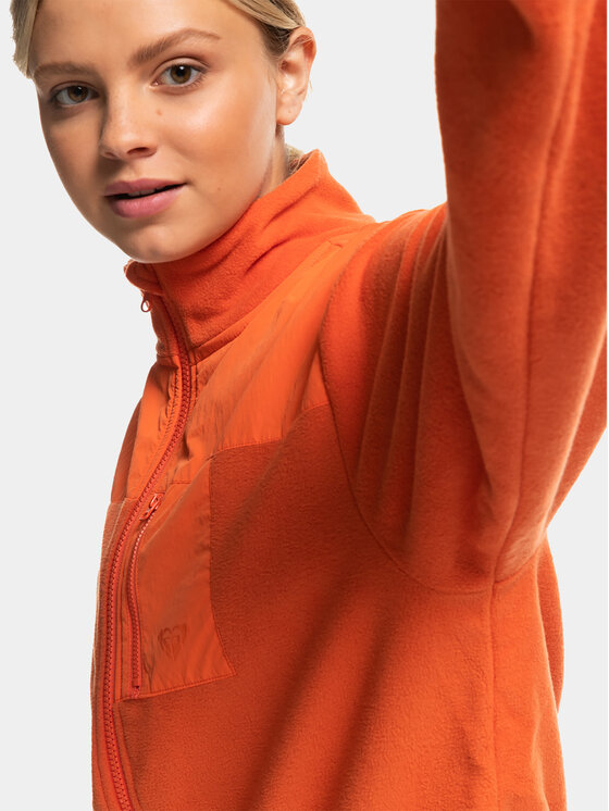 Roxy Roxy Jaka Polar Wow Zip Up Jkt Plfl ERJPF03141 Oranžs Regular Fit