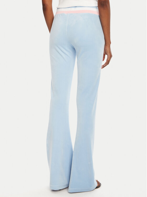 Juicy Couture Juicy Couture Donji dio trenerke Velour JCWBJ225352 Svijetloplava Regular Fit