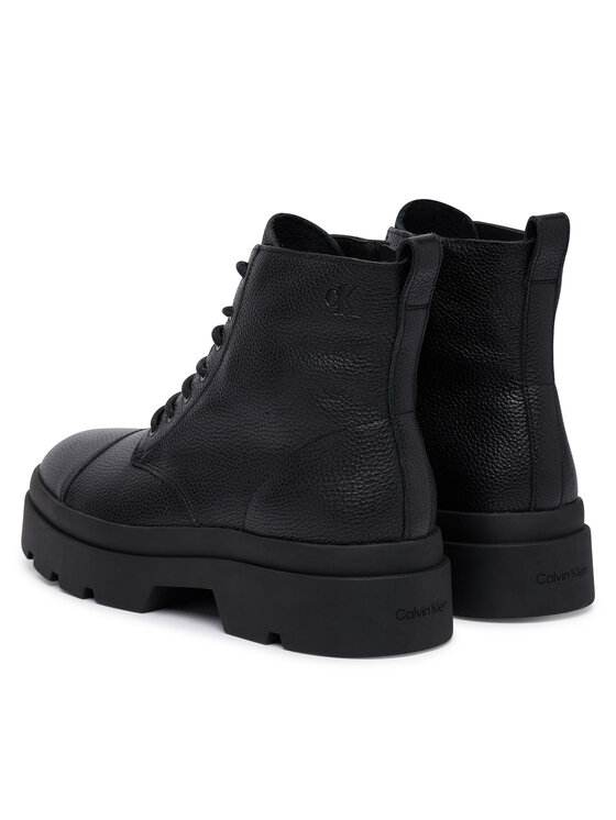 Calvin Klein Calvin Klein Traperid Lugged Mid Lace Up Tc Tu Lth HM0HM02267 Must