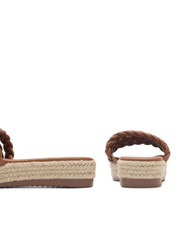 DeeZee DeeZee Espadryle INCREDIBLE KL-E8875-2 Brązowy