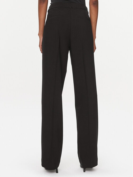 Herskind Herskind Kalhoty z materiálu 5008519 Černá Regular Fit