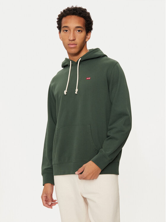 Levi's® Levi's® Majica dugih rukava Original Housemark 34581-0043 Zelena Regular Fit