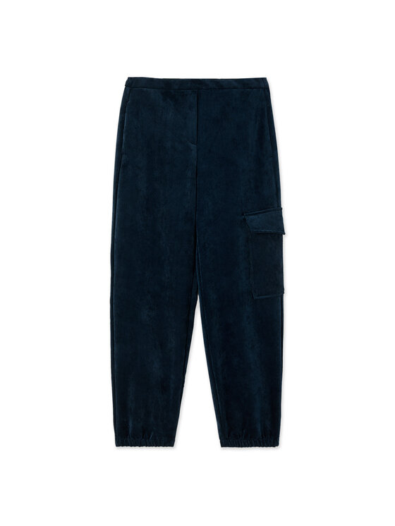 Oltre Oltre Pantaloni di tessuto P022J002684N034 Blu Regular Fit