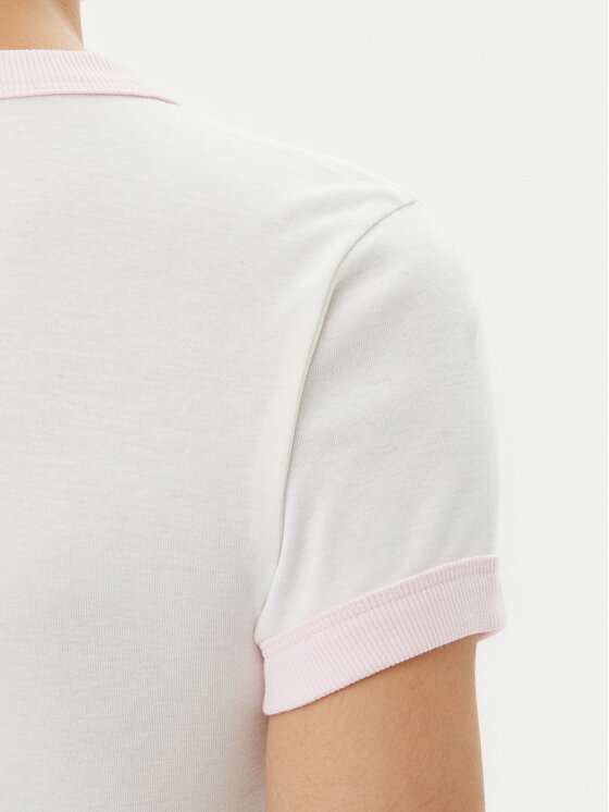 HUGO HUGO Tricou Dalia 50537476 Alb Slim Fit