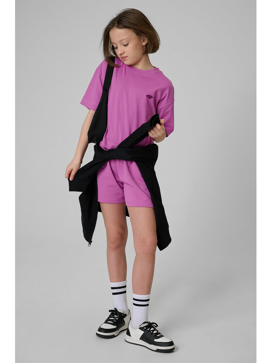 4F 4F T-Shirt JELLIFICATION Fioletowy Loose Fit