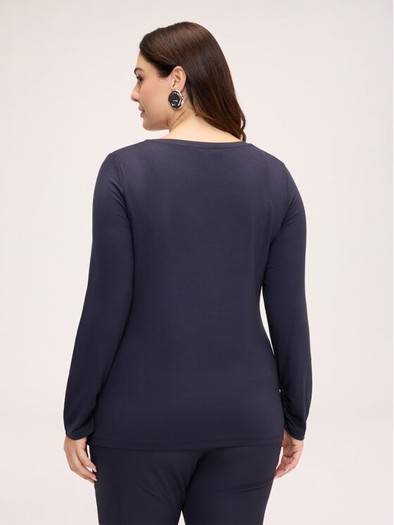 Fiorella Rubino Fiorella Rubino T-Shirt G02HL009658N034 Niebieski Regular Fit