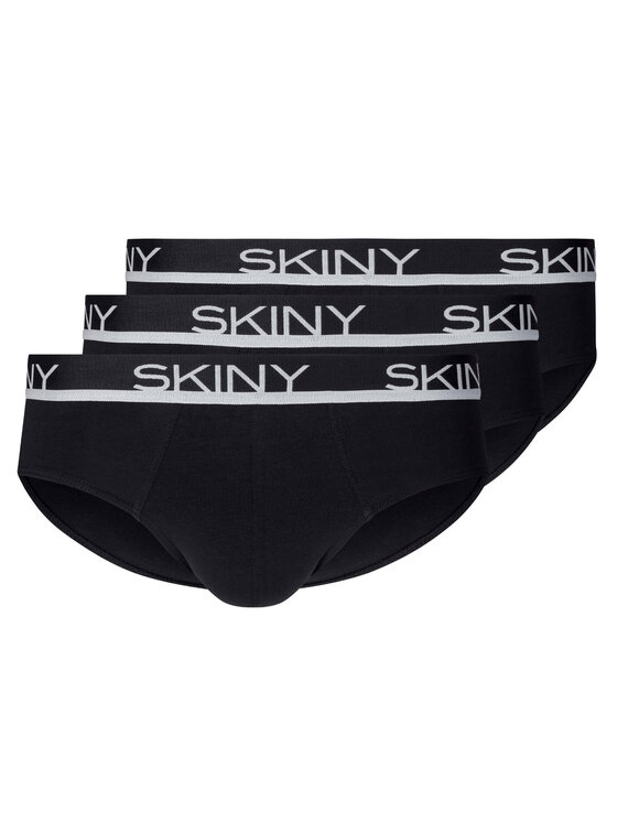 Skiny Skiny Sada 3 kusů slipů 86839 Černá
