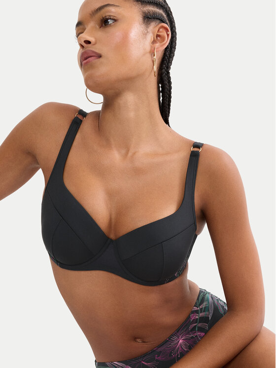 Triumph Triumph Bikini-Oberteil Summer Tropics 10226511 Schwarz