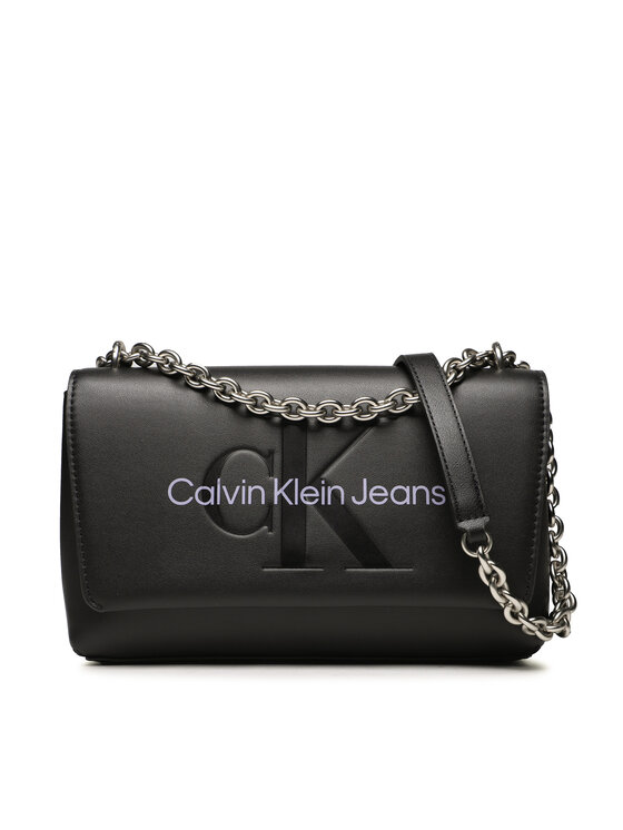 Calvin Klein Jeans Geantă Sculpted Ew Flap Conv25 Mono K60K607198 Negru Calvin imagine noua