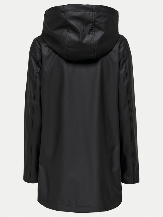 ONLY ONLY Regenjacke Elisa 15261734 Schwarz Regular Fit