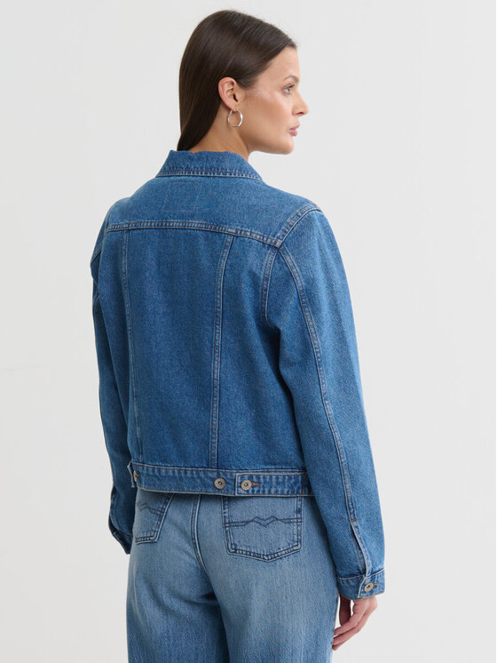 BIG STAR BIG STAR Kurtka jeansowa jane_295 Niebieski Basic Fit