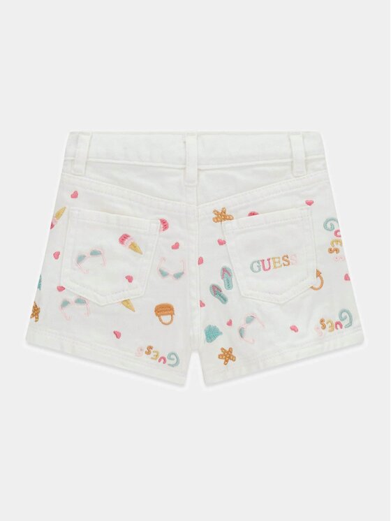 Guess Kids Guess Kids Spodnie materiałowe 181423 Kolorowy Regular Fit