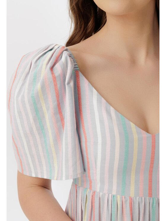 LAURELLA LAURELLA Každodenné šaty 4SS138 Farebná Regular Fit