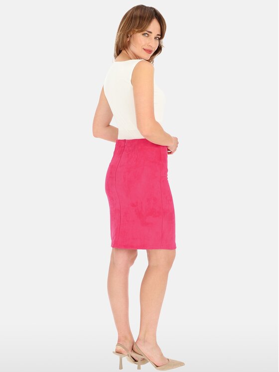 Perso Perso Mini sukňa JPE241075F Ružová Regular Fit