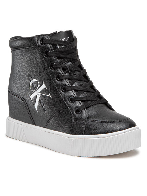 Calvin Klein Jeans Calvin Klein Jeans Αθλητικά Hidden Wedge Cupsole Laceup YW0YW00771 Μαύρο