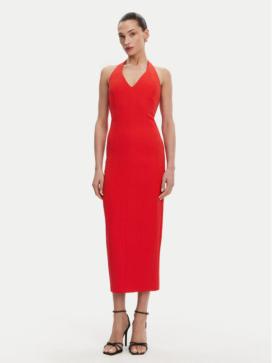 ACCESS FASHION ACCESS FASHION Cocktail obleka 53-3403-218 Rdeča Regular Fit