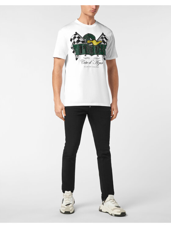 PHILIPP PLEIN PHILIPP PLEIN T-shirt 23525 Bianco Regular Fit