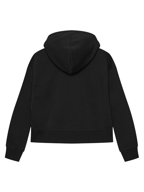 Under Armour Under Armour Mikina Ua Rival Fleece Crop Hoodie 1379517 Čierna Loose Fit