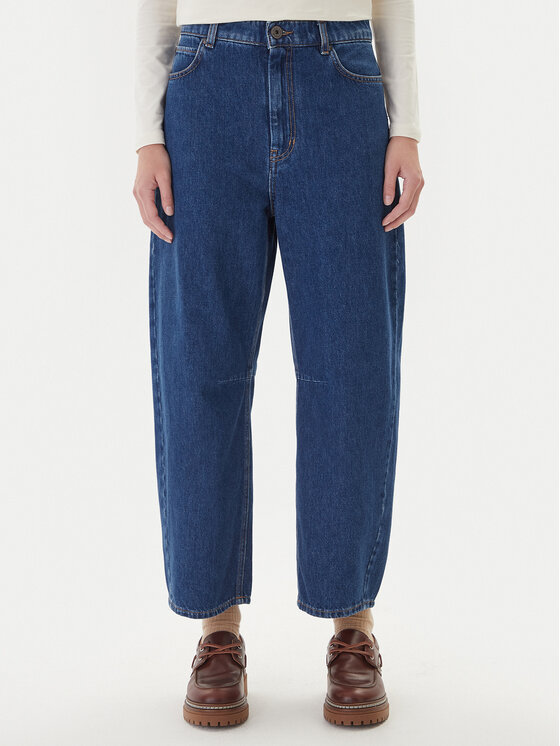 Weekend Max Mara Weekend Max Mara Džinsi Douglas 2525186022 Tumši zils Baggy Fit