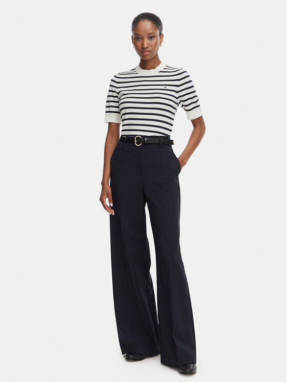 Tommy Hilfiger Tommy Hilfiger Пуловер WW0WW49705 Кремав Regular Fit