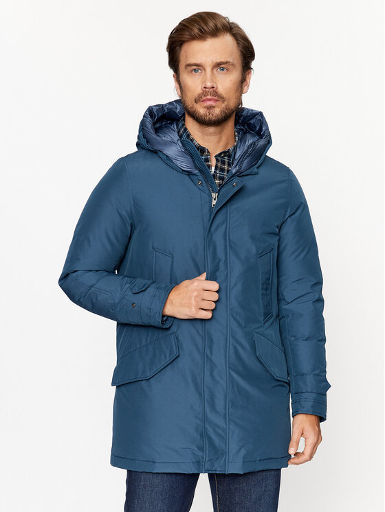 Woolrich Woolrich Pūkinė striukė Polar CFWOOU0487MRUT0001 Tamsiai mėlyna Regular Fit