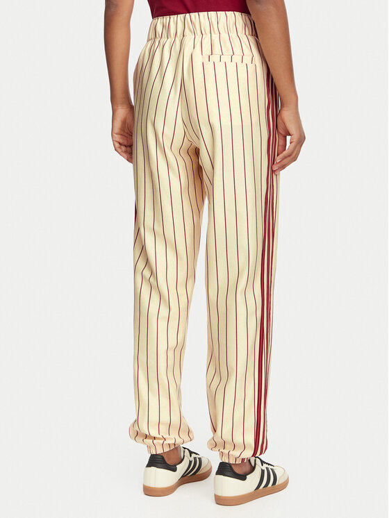 adidas adidas Donji dio trenerke Pinstripe Firebird Track Ptan KT1851 Krem Regular Fit