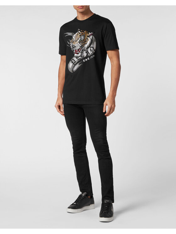 PHILIPP PLEIN PHILIPP PLEIN T-shirt 14935 Nero Regular Fit