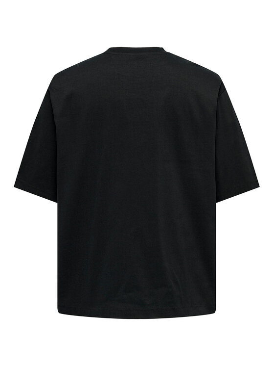 Only & Sons Only & Sons T-Shirt Millenium 22027787 Czarny Oversize