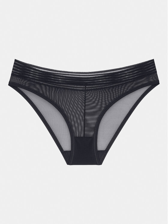 Triumph Triumph Klasične spodnje hlačke Tempting Sheer Highleg Tai 10215956 Črna