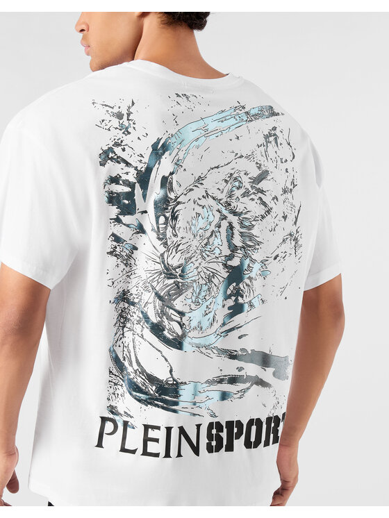 Plein Sport Plein Sport T-shirt 24063 Bianco Regular Fit