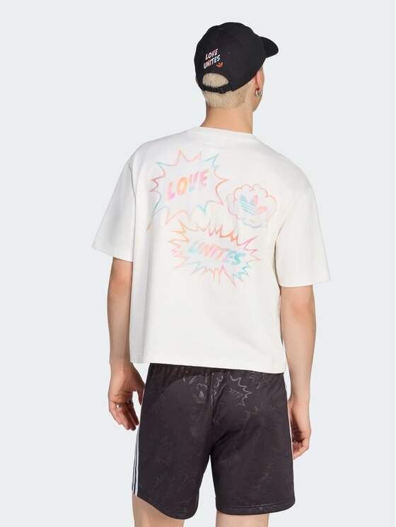 adidas adidas T-Shirt 164776 Biały Loose Fit