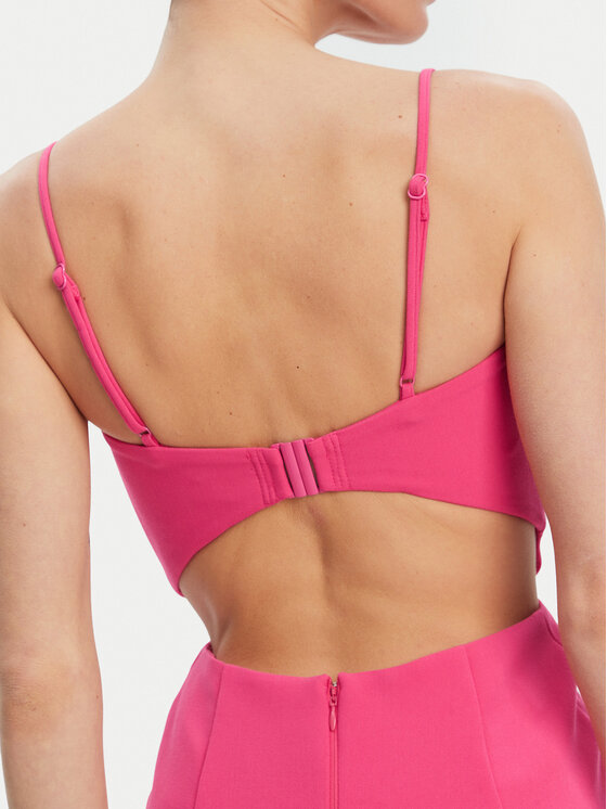 BARDOT BARDOT Официална рокля Paula Bow 59621DB Розов Regular Fit