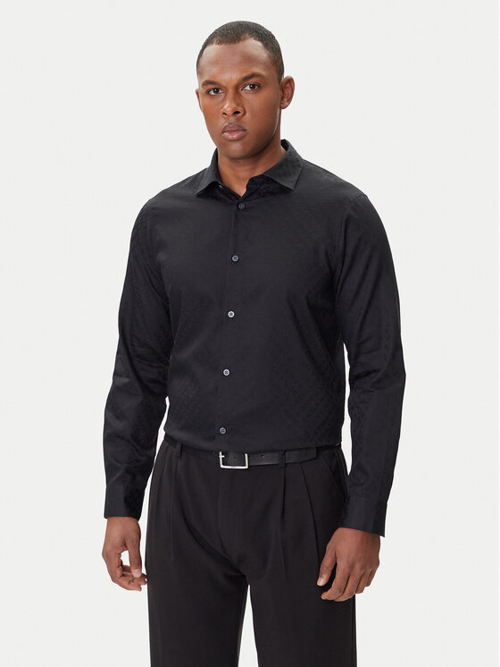Armani Exchange Armani Exchange Särk XM001142 AF13131 FC022 Must Regular Fit