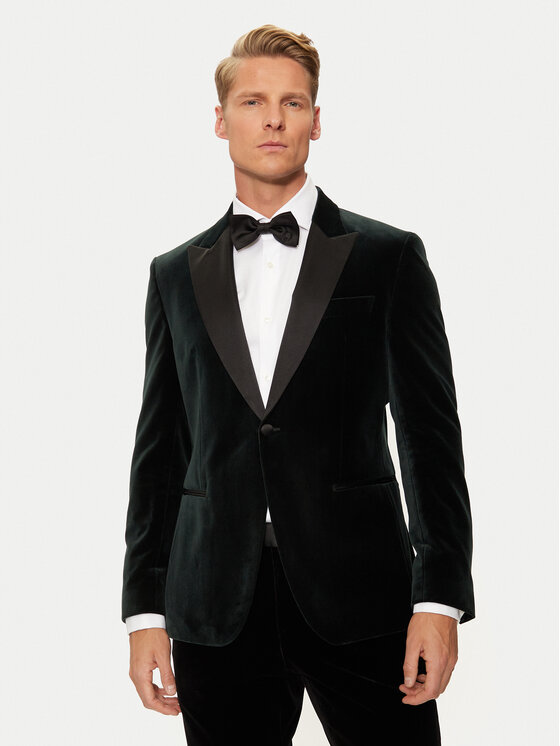 Boss Sakoi H-Hutson-Tux-231 50484709 Zelena Slim Fit